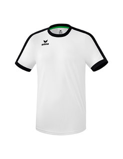 Erima Sport-Tshirt Trikot Retro Star (100% Polyester) weiss/schwarz Herren